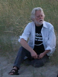 thomas H. Cook on the beach